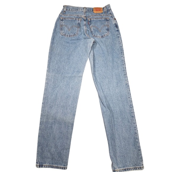 Vintage Y2K Levis 550 Jeans Womens 10 Long Mom High Waisted Tapered 29x32 2003 - Picture 3 of 16